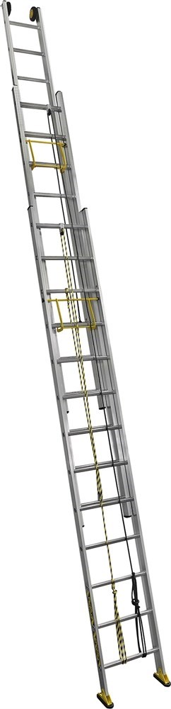 Алюминиевая выдвижная лестница Centaure C3 NEW с тросом 3х17 414617 .