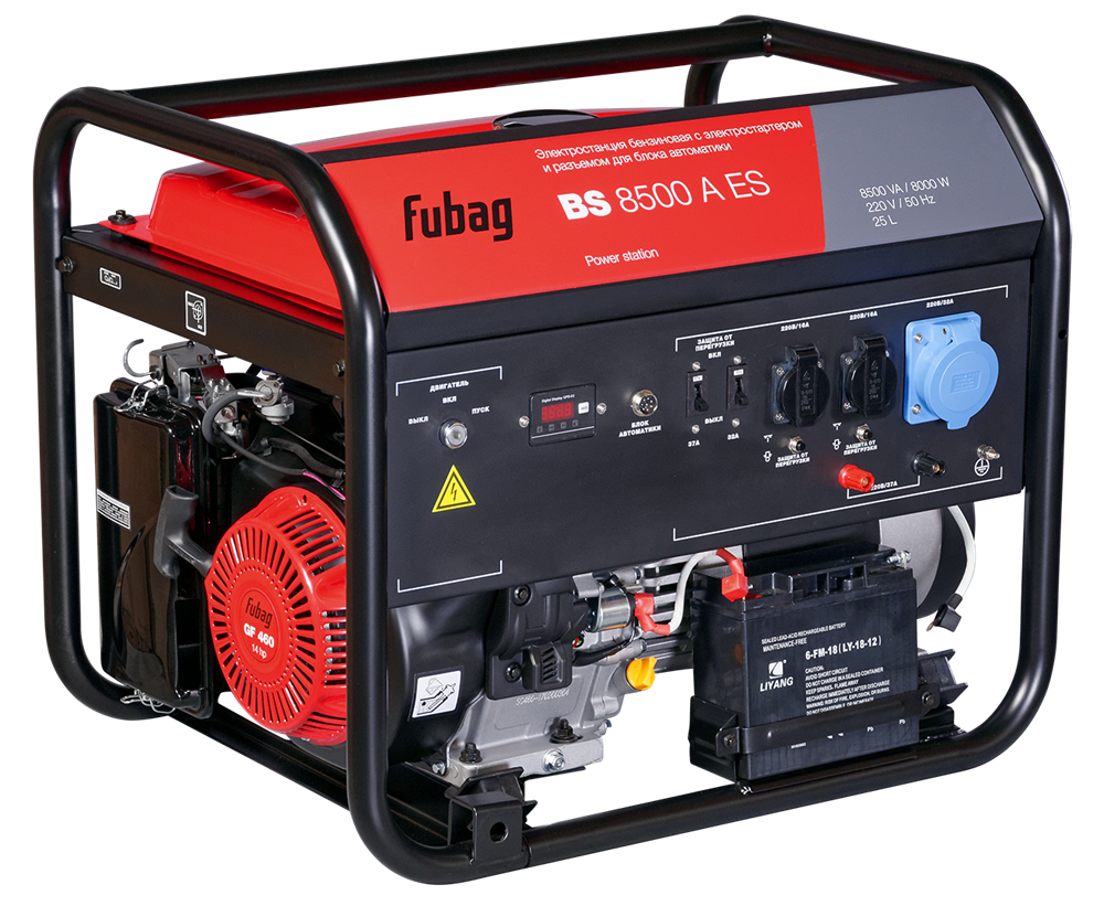 Бензиновая электростанция Fubag BS 8500 A ES с электростартером и .
