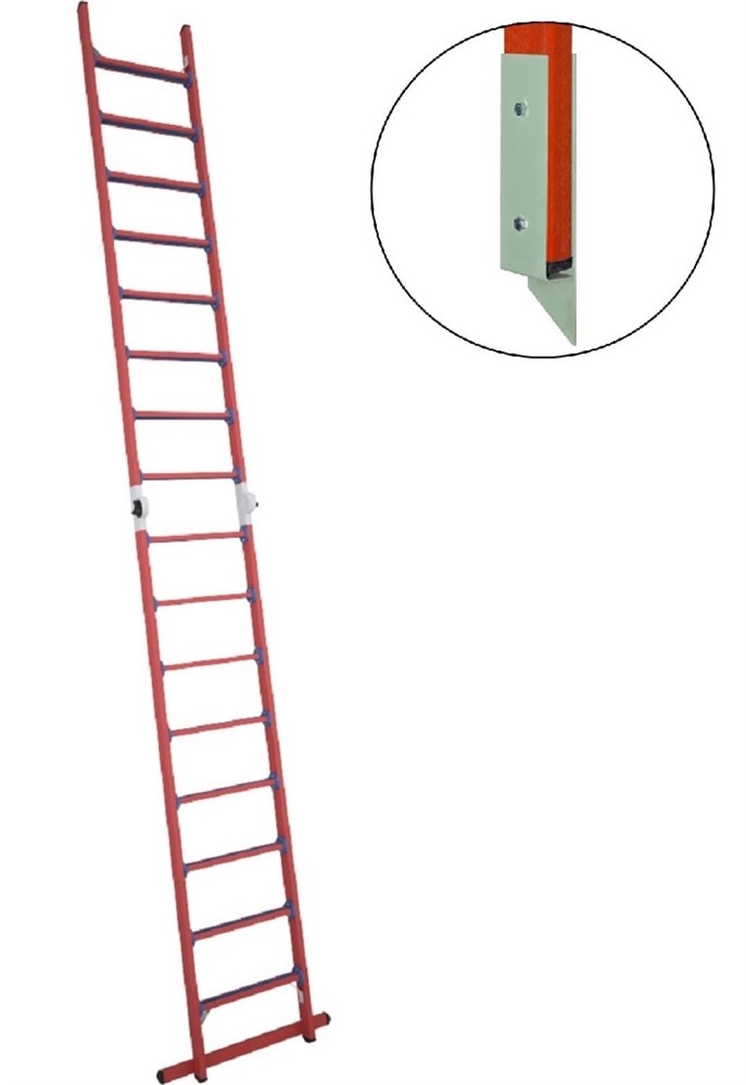  двухсекционная лестница-стремянка Диэлектрик 16 .