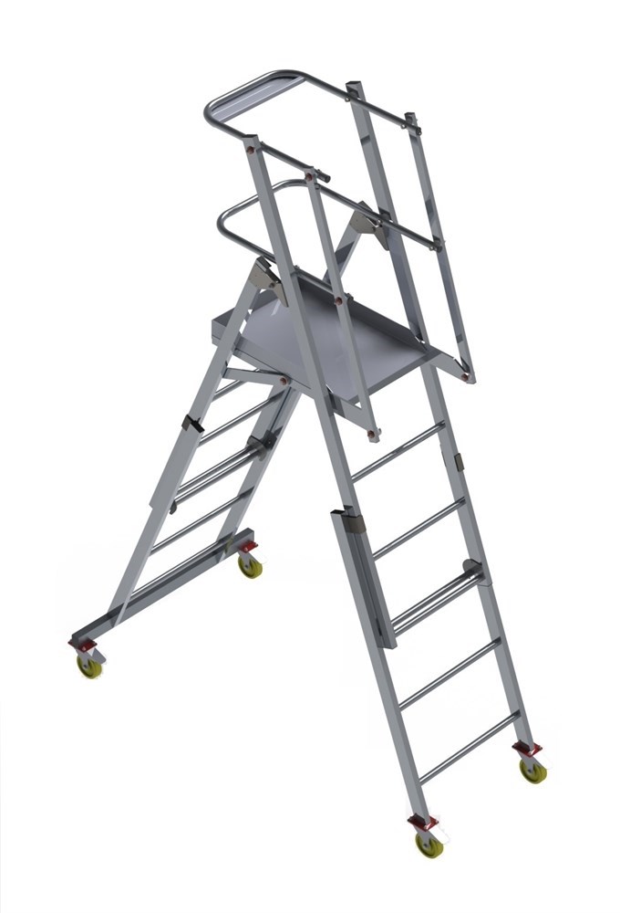 Телескопическая лестница-платформа ТЛП - (1,3-1,9)   по .