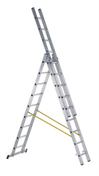 Алюминиевая трехсекционная лестница Zarges Z200 3x9 44839 - фото 100911