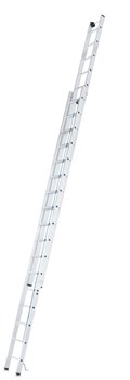 Двухсекционная раздвижная лестница с тросовой тягой Zarges Z300 2х16 42556 - фото 100992