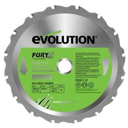 Многоцелевой пильный диск Evolution FURY BLADE 185 MULTI - фото 104276