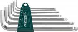 Набор шестигранных ключей Jonnesway Long с шаром 7 предметов H05SM107S - фото 114973