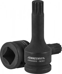 Ударная насадка Jonnesway для ступичных гаек, 3/4"DR М18х105 мм AN010202 - фото 118218