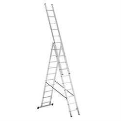Алюминиевая трехсекционная лестница Alpos 3х10 38-10 - фото 119788
