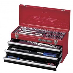 Универсальный набор инструмента King Tony с выдвижным ящиком, 1/2DR, 69 предметов 901-069MR01 - фото 121552