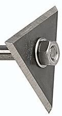 Запасное лезвие для строительного трехгранного ножа ROMUS 95186 - фото 121958