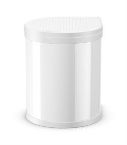Мусорный контейнер Hailo Compact-Box M,15л., сталь, белый, арт. 3555-001, шт - фото 122375