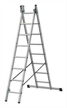 Алюминиевая двухсекционная лестница Elkop 2x8 HK_VHR2X 8 - фото 124415