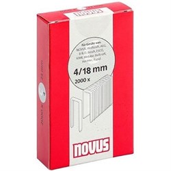 Узкие скобы для степлера Novus тип 4 C 4/18 2000 шт - фото 126762