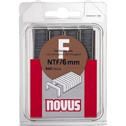 Плоские скобы для степлера Novus тип NTF F NTF/6 960 шт - фото 126782