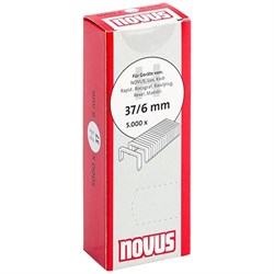 Тонкие супертвердые скобы для степлера Novus тип 37 H 37/6S 5000 шт - фото 126810