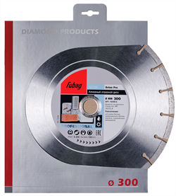Алмазный диск Fubag Beton Pro 300x30-25,4мм - фото 126822