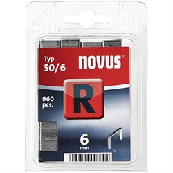 Плоские скобы для степлера Novus тип 50 R 50/6 960 шт - фото 126868