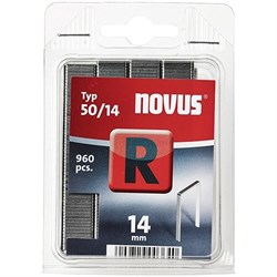 Плоские скобы для степлера Novus тип 50 R 50/14 960 шт - фото 126869