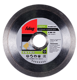 Алмазный диск Fubag Keramik Extra 125x22,2мм - фото 127004