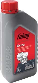 Моторное масло Fubag Extra (SAE 10W40) для четырехтактных двигателей 1 л - фото 128848