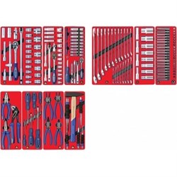 Набор инструментов MACTAK СТАНДАРТ для тележки, 10 ложементов, 186 предметов 5-00186 - фото 133383