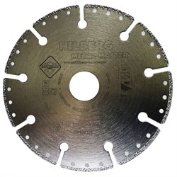 Алмазный отрезной диск Hilberg Super Metal 125x22,23 мм Trio-Diamond 520125 - фото 141401
