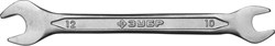 Рожковый ключ Зубр Мастер 10х12 мм 27010-10-12 - фото 155720