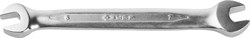 Рожковый гаечный ключ 6 x 7 мм, ЗУБР - фото 155791