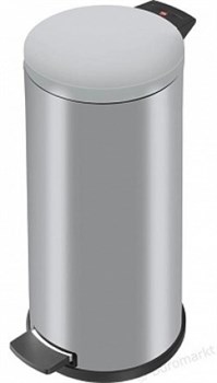 Мусорный контейнер Hailo Solid L 18 л., сталь, серебро, с оцинк.ведром, арт. 0522-070, шт - фото 158533