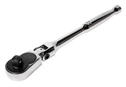 Шарнирный ключ-трещотка 1/2" 45 зубьев, 280мм с фиксацией и металлической рукояткой JTC-3014 - фото 167277
