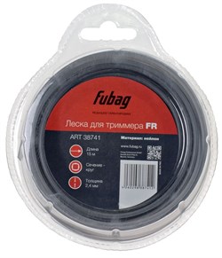 Триммерная леска Fubag FR сечение круглое L 15 м x 2.4 мм - фото 171808