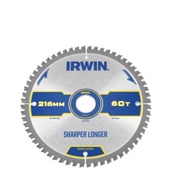 Пильный диск Irwin Construction IR MPP 216хT60х30 M 1897397 - фото 172658