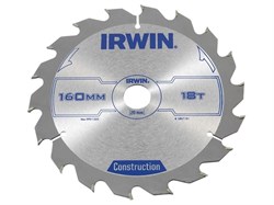 Пильный диск Irwin Construction IR OPP 160хT18х20/16 1897191 - фото 172787
