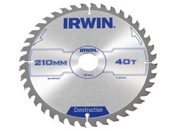 Пильный диск Irwin Construction IR OPP 210хT40х30/20,16 1897204 - фото 172794