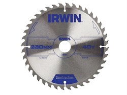 Пильный диск Irwin Construction IR OPP 230хT40х30/20,16 1897206 - фото 172795
