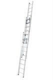 Алюминиевая выдвижная лестница с канатной тягой Алюмет SR3 3x10 3310 - фото 189288