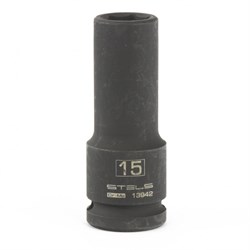 Удлиненная ударная шестигранная головка Stels 1/2" 15 мм 13942 - фото 243086