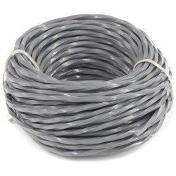 Леска для триммера, армированная алюминием, X-Pro, квадрат витой, 2,4 мм х 10 м, блистер. Россия. DENZEL - фото 246741