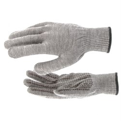 Трикотажные перчатки Сибртех Протектор коричневый цвет 68663 - фото 247917