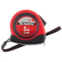 Рулетка Matrix Status autostop magnet 5 м х 25 мм 31038 - фото 254187
