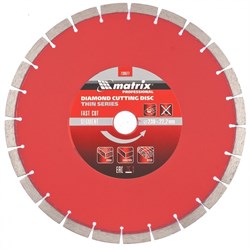 Сегментный алмазный тонкий диск Matrix Professional 230x22,2 мм 730677 - фото 256889