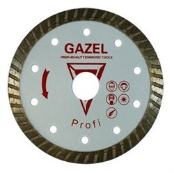73417 Отрезной алмазный круг  (GAZEL Turbo 125x2,2x8x22,2     строит. материалы 1)  сухая  MASTER - фото 261024