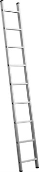 СИБИН  9 ступеней, высота 251 см, односекционная, алюминиевая, приставная лестница (38834-09) - фото 261671