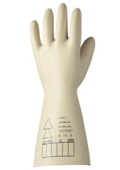 Диэлектрические латексные перчатки Ампаро Электрософт класс 3 - фото 261818