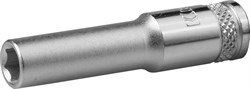 KRAFTOOL  FLANK, 1/4", 6 мм, Удлиненная торцовая головка (27817-06) - фото 263059