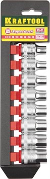 Набор торцевых головок Kraftool Expert Qualitat Super-Lock 1/2", 8-15 мм, 8 предметов 27863-H8_z01 - фото 263081