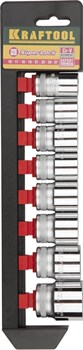 Набор торцевых головок Kraftool Expert Qualitat Super-Lock 1/2", 16-27 мм, 8 предметов 27864-H8_z01 - фото 263082