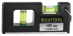 KRAFTOOL  Mini-Pro 100 мм, Магнитный компактный уровень (1-34861-010) - фото 263201