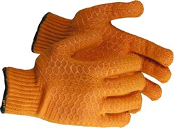 ЗУБР  HARD  р.L-XL ,с противоскользящим двусторонним перекрестным покрытием, трикотажные перчатки (11278-XL) - фото 264340