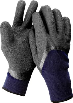 ЗУБР  СИБИРЬ размер L-XL, акрил, вспененное латексное покрытие,двухслойные, утеплённые перчатки, Профессионал (11466-XL) - фото 264367