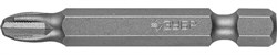 Кованые крестовые биты Зубр Мастер E1/4, PH3x50мм, 2шт 26001-3-50-2 - фото 265559