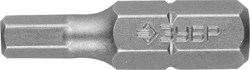 ЗУБР  2 шт, HEX4 25 мм, Кованые биты (26007-4-25-2) - фото 265573